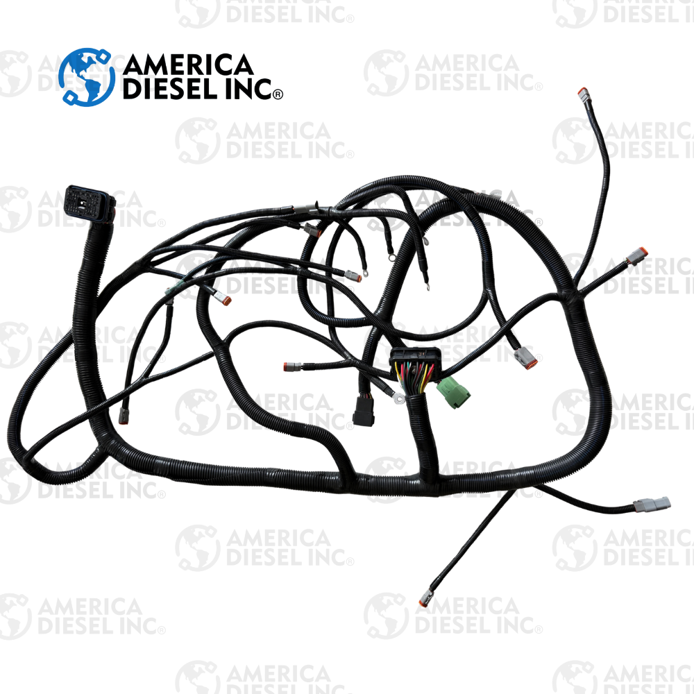 Caterpillar C15 ACERT Engine Harness — Cat D8T Bulldozer